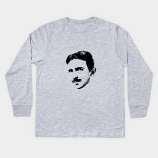 Nikola Tesla Kids Long Sleeve T-Shirt